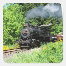 Autocollant de train de vapeur