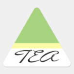 Autocollant de triange de THÉ