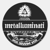 Autocollant de Vieux Monde de Metalluminati