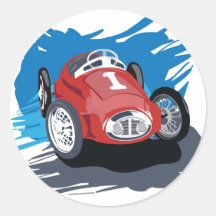 Autocollant de voiture de course
