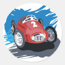 Autocollant de voiture de course