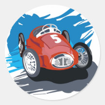 Autocollant de voiture de course