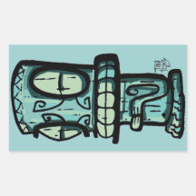Autocollant de voiture de Tiki