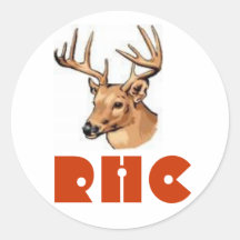 Autocollant des cerfs communs 2