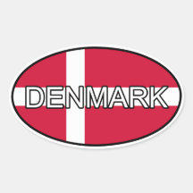 Autocollant d'euro du Danemark
