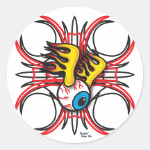 Autocollant d'oeil de Flamin