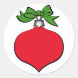 Autocollant d'ornement d'arbre de Noël