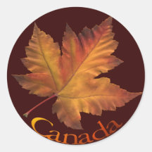 Autocollant du Canada de feuille d'érable d'autoco