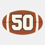 Autocollant du football du numéro 50