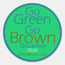 Autocollant du Gouverneur de BROWN