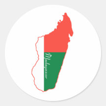 Autocollant du Madagascar