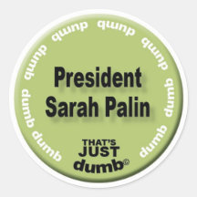 Autocollant du "Président Sarah Palin"