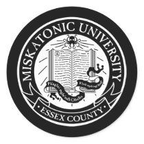 Autocollant d'université de Miskatonic autocollants