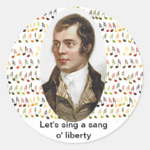 Autocollant écossais de chanson de liberté de l'in