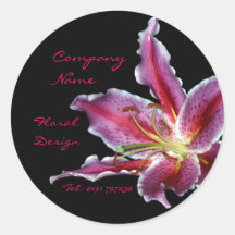 Autocollant fait sur commande d'affaires de fleuri
