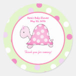 Autocollant fait sur commande de faveur point vert