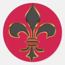 autocollant Fleur-De-lis