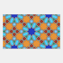 Autocollant géométrique islamique de motif