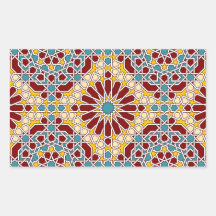Autocollant géométrique islamique de motif