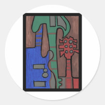 Autocollant - guitares de Contempo