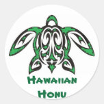 Autocollant hawaïen de tortue de Honu