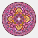 Autocollant indien de faire-part de mariage d'or e