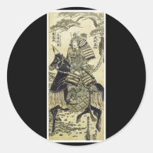 Autocollant japonais antique d'art