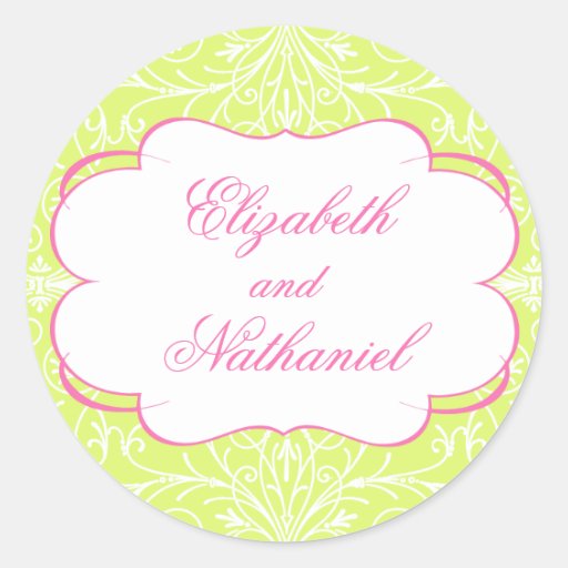 Autocollant luxuriant de mariage de Flourish dans 