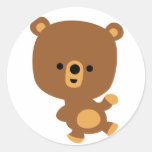 Autocollant mignon d'ours de "bon Vibe" de bande d autocollants