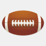 Autocollant ovale du football