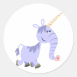 Autocollant peu commun mignon de licorne de bande  autocollants