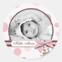 Autocollant R de photo de fille