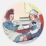 Autocollant Raggedy d'Ann et d'Andy