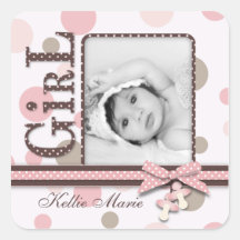 Autocollant S2 de photo de fille