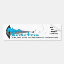 Autocollant Zazzle-Exclusif de Nick Edelstein Adhésif Pour Voiture