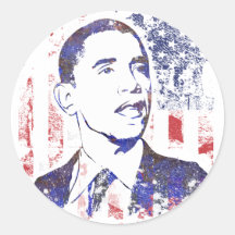 Autocollants de Barack Obama