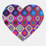 Autocollants de coeur