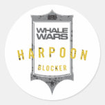 Autocollants de dresseur d'harpon