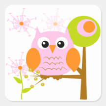 Autocollants de hibou