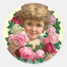 Autocollants de jour de Valentines de roses