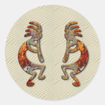 Autocollants "de la cannelure de Kokopelli"