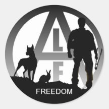 Autocollants de liberté d'avant de libération anim