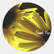 Autocollants de Merci de fleur