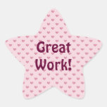 Autocollants de motivation de grand travail