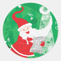 Autocollants de Noël de Père Noël