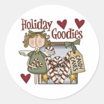 Autocollants de Noël de sucreries de vacances