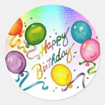 Autocollants de partie de joyeux anniversaire