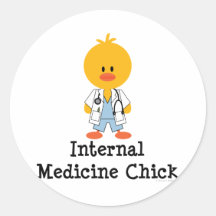 Autocollants de poussin de médecine interne