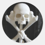 Autocollants de squelette de crâne et de pirate d'