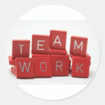 Autocollants de travail d'équipe